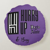 急買枕 ラウンドクッション (裏面)