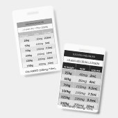 急速投与RE：スクシニルコリンRSI麻痺患者 バッジ (表裏)