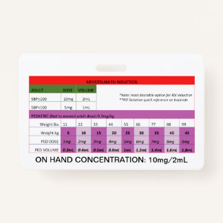 急速投与RE：ミダゾラムRSI誘導/鎮静 バッジ