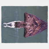 急降下する フリースブランケット (正面(横))