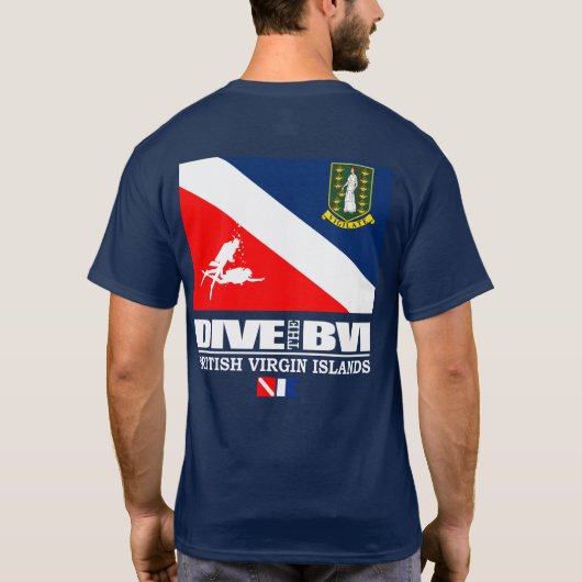 急降下BVI (sq) Tシャツ (裏面)