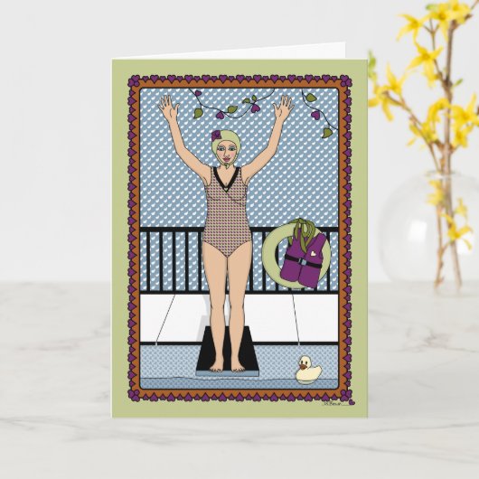 急降下In_A_Greeting カード (黄色い花)