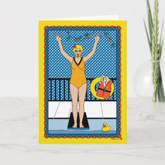 急降下In_B_Greeting カード (正面)