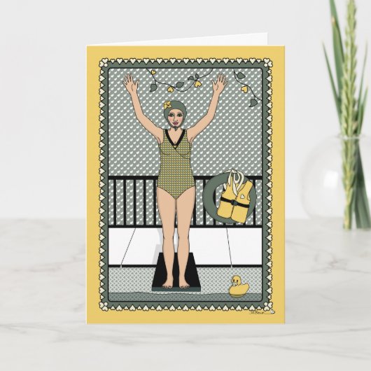 急降下In_C_Greeting カード (正面)