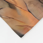 急騰するアメリカのハゲ・イーグルUSA国旗の写真 フリースブランケット (角)