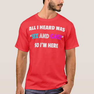 性おもしろい別パーティーの性別表示 Tシャツ
