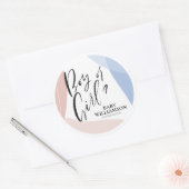 性のパーソナライズされた明らかにパーティー装飾 ラウンドシール (封筒)