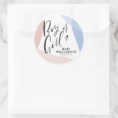 性のパーソナライズされた明らかにパーティー装飾 ラウンドシール (バッグ)