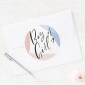 性のモダン明らかにパーティー装飾 ラウンドシール (封筒)