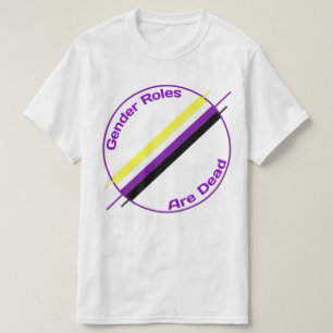性の役割は死んだティーです Tシャツ