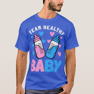 性の明おもしろいらかにするパーティーチーム健康ベビーシャワー Tシャツ
