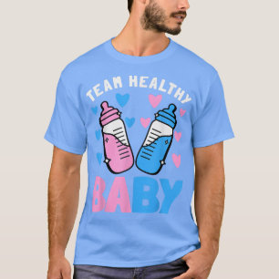 性の明おもしろいらかにするパーティーチーム健康ベビーシャワー Tシャツ