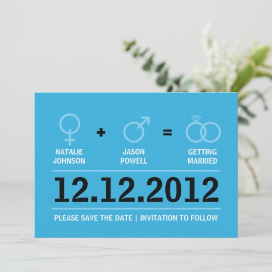 性の記号の男女の保存日付 セーブザデート (スタンド正面)