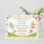 性はパーティの招待状を明らかにします 招待状 (スタンド正面)