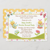 性はパーティの招待状を明らかにします 招待状 (正面/裏面)