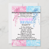 性はパーティの招待状を明らかにします 招待状 (正面)