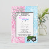 性はパーティの招待状を明らかにします 招待状 (スタンド正面)