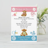 性はパーティーを明らかにします 招待状 (スタンド正面)