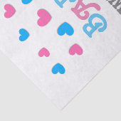 性はベビーシャワーのハートのコレクションA23を明らかにします 薄葉紙 (詳細)