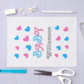 性はベビーシャワーのハートのコレクションA23を明らかにします 薄葉紙 (クラフト)