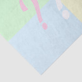 性は疑門符のティッシュペーパーを明らかにします 薄葉紙 (詳細)