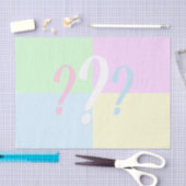 性は疑門符のティッシュペーパーを明らかにします 薄葉紙 (クラフト)