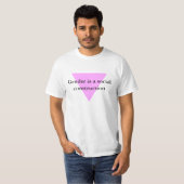 性は社会的な建築です Tシャツ (正面フル)