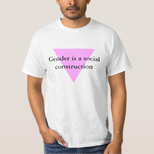 性は社会的な建築です Tシャツ