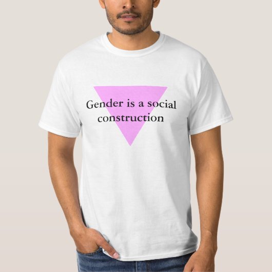 性は社会的な建築です Tシャツ (正面)