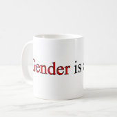 性は神話のマグです コーヒーマグカップ (正面左)