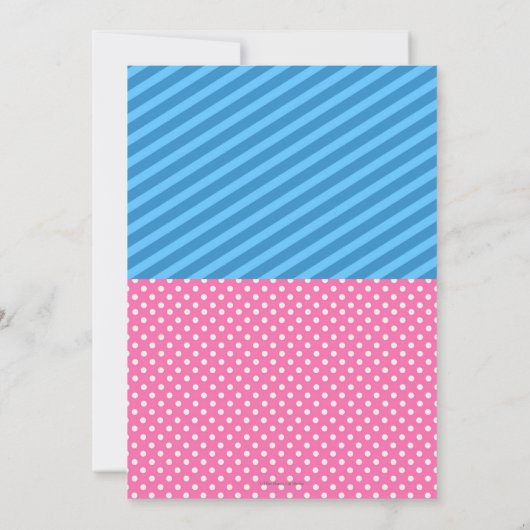 性は象の小さい人か少し失敗を明らかにします 招待状 (裏面)