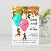 性エレガントモダン別の表示招待状 招待状 (スタンド正面)