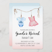 性エレガント別の表示パーティの招待状 招待状 (正面/裏面)