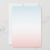 性エレガント別の表示パーティの招待状 招待状 (裏面)