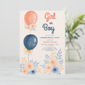 性エレガント別の表示招待状 招待状 (スタンド正面)