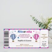 性スペインの別チケットスタイル 招待状 (スタンド正面)