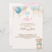 性スペインの別表示招待状-スペインの招待状 招待状 (正面/裏面)