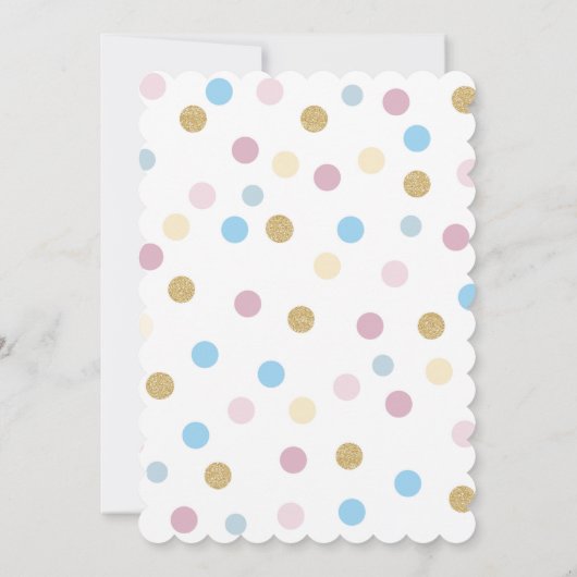 性パーソナライズされた別の表示招待状 招待状 (裏面)