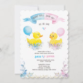 性パーソナライズされた別の表示招待状 招待状 (正面)