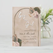 性モダン別表示 |性別のミニマルな表示 招待状 (スタンド正面)