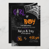 性不気味別の表示招待状 招待状 (正面/裏面)