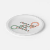 性分が二人しかない ペーパープレート (アングル)