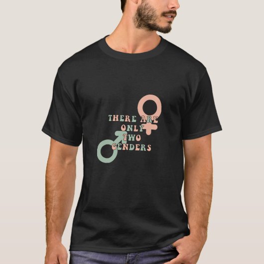 性分が二人しかない Tシャツ (正面)