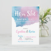 性別お披露目パーティー 招待状 (スタンド正面)