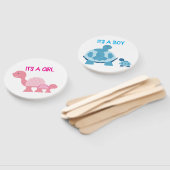 性別がかわいい亀の手のサインを明らかにする ハンドファン (組立なし)