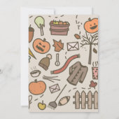 性別がカボチャのサンキューカードを表示する サンキューカード (裏面)