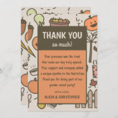 性別がカボチャのサンキューカードを表示する サンキューカード (正面/裏面)