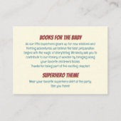 性別がスーパーヒーローを明らかにする可愛いブルーピンク黄色 エンクロージャーカード (正面)