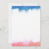 性別がバルーンを表示する赤ちゃんシャワーの招待 招待状 (裏面)