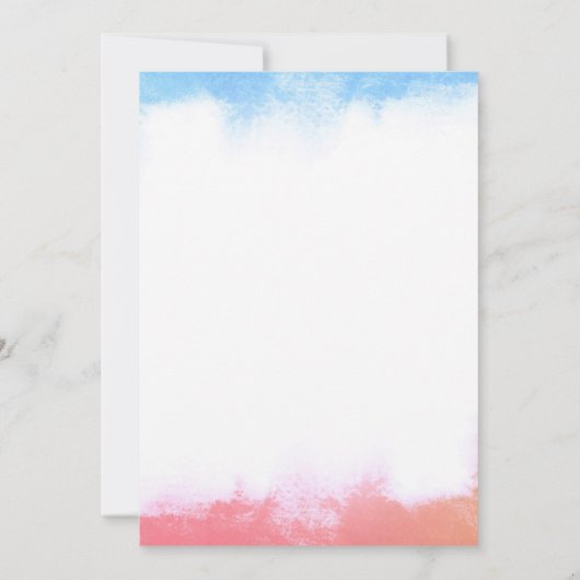 性別がバルーンを表示する赤ちゃんシャワーの招待 招待状 (裏面)